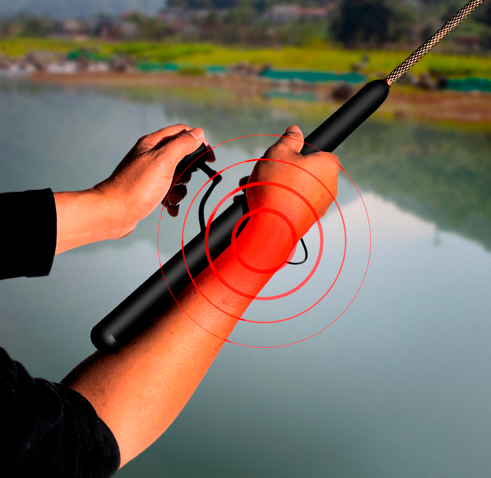 Capitan Marcus holding the Cobra DavinChi Rod